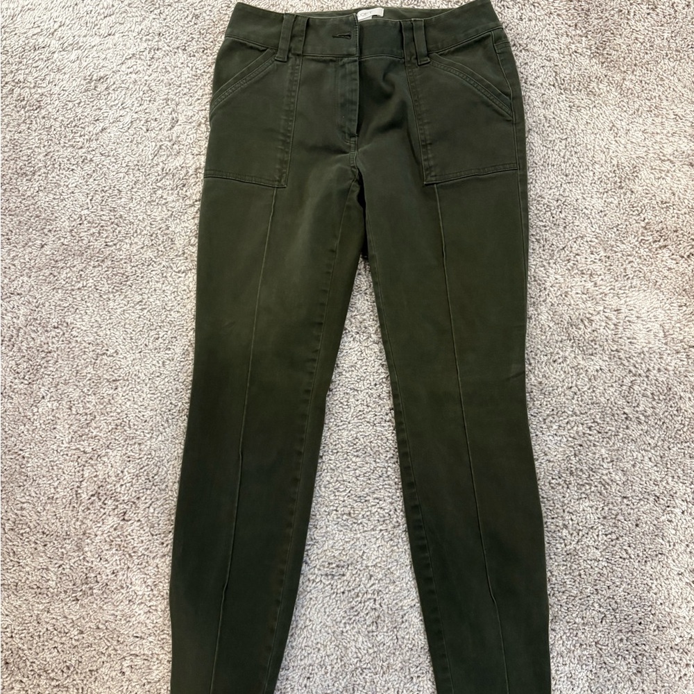 LOFT Olive Modern Skinny Pants